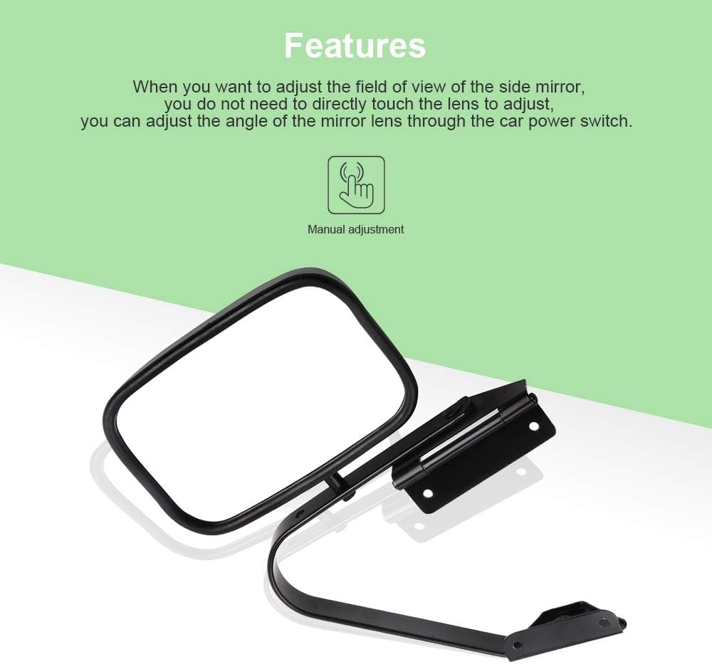 Manual Fold Side View Mirrors Pair R339