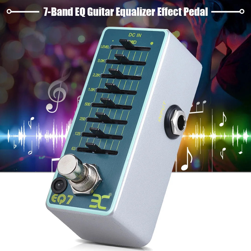 7-band Metal Eq Equalizer Pedal W844