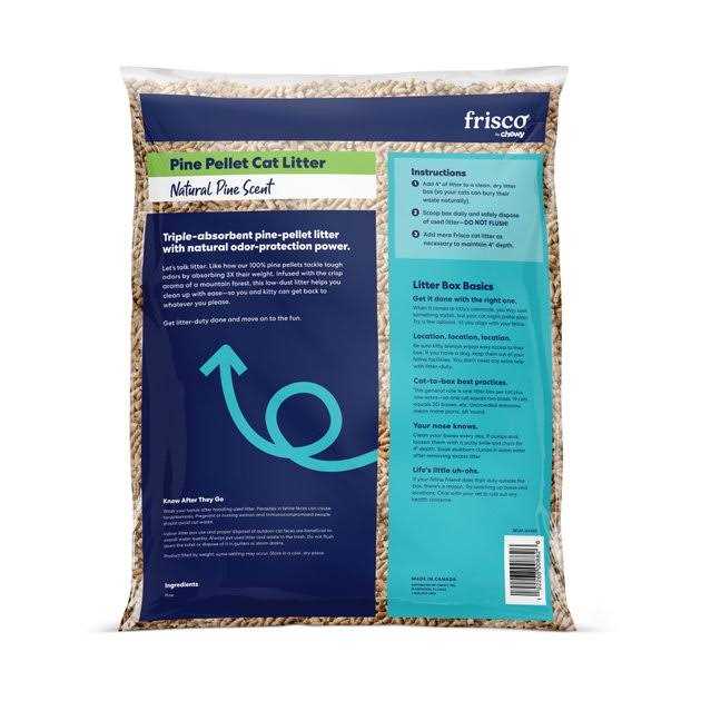 Pine Pellet Unscented Non-Clumping Wood Cat Litter E402