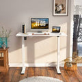 White Electric Height Adjustable Standing Desk G676614