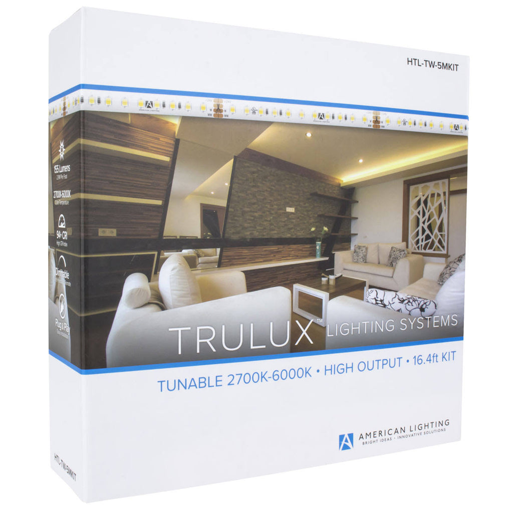16.4 ft. 24V 2700-6000k Tunable Tape Light Kit IP54 White G99893