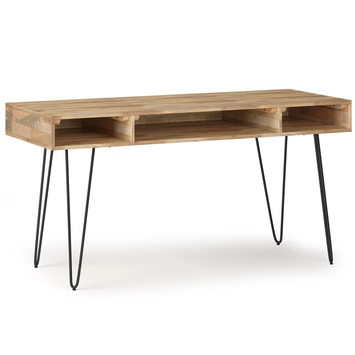 60 inch Wide Solid Mango Wood Desk I573