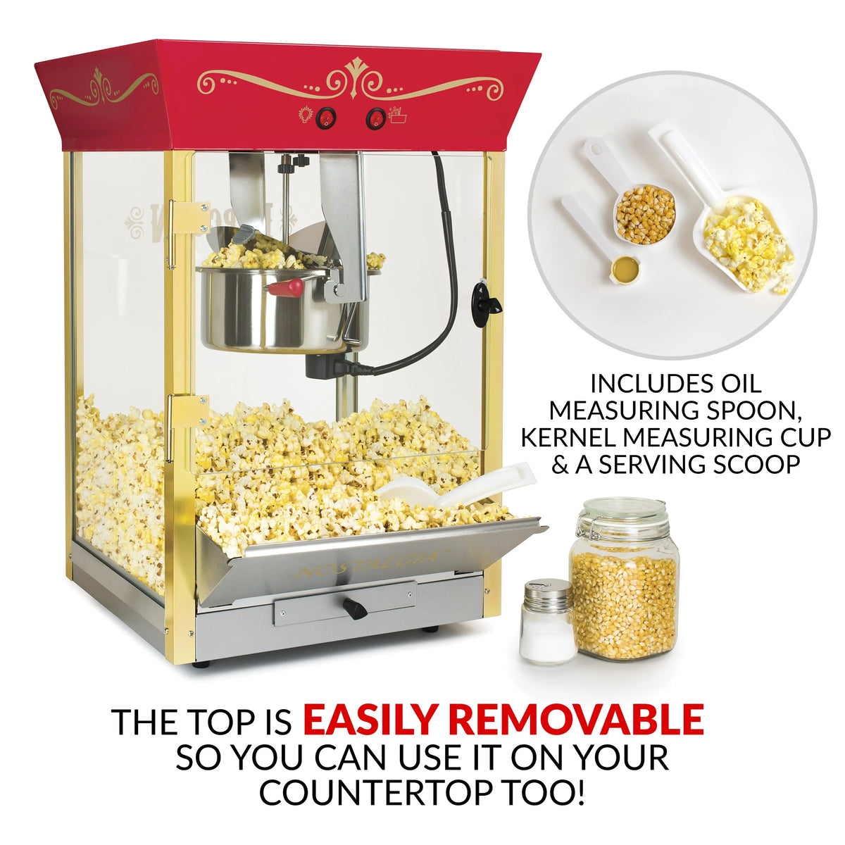 10-Ounce Popcorn & Concession Cart J636562