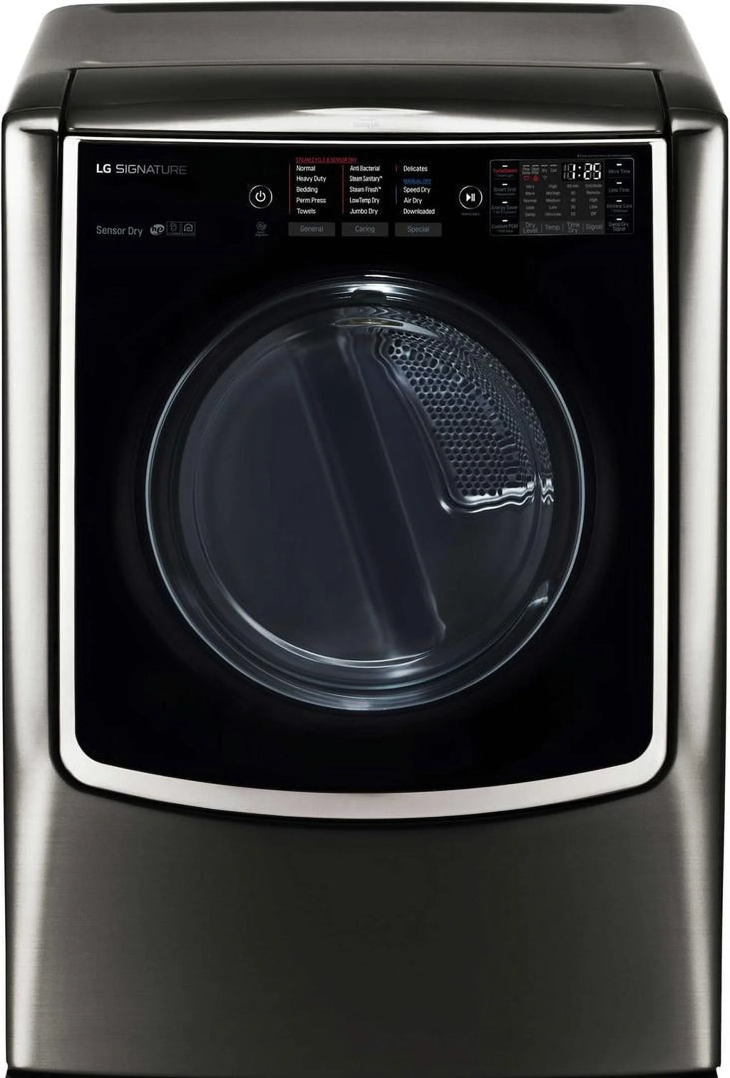 9.0 Cu. Ft. Black Stainless Smart Electric Dryer T42996
