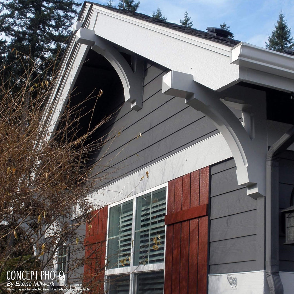2 1/4 inch W x 2 1/4 inch D x 4 1/4 inch H Devon Corbel (4-Pack) Y23540