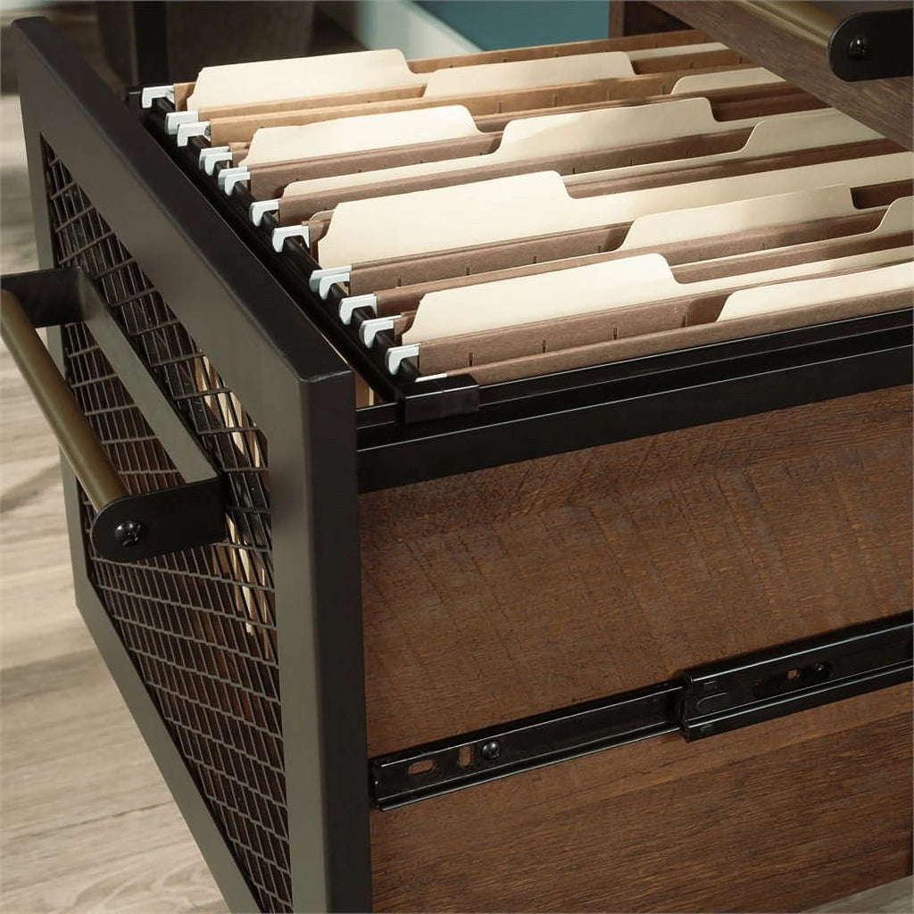 Engineered Wood Computer Desk with Hutch I824951
