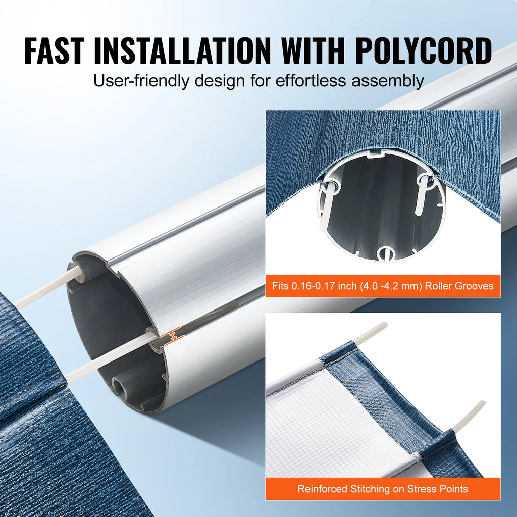 13' RV Awning 16oz PVC Fabric Replacement Waterproof Fabric E853