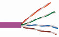 Cat5e PVC Wire, Size 24, Purple X7379