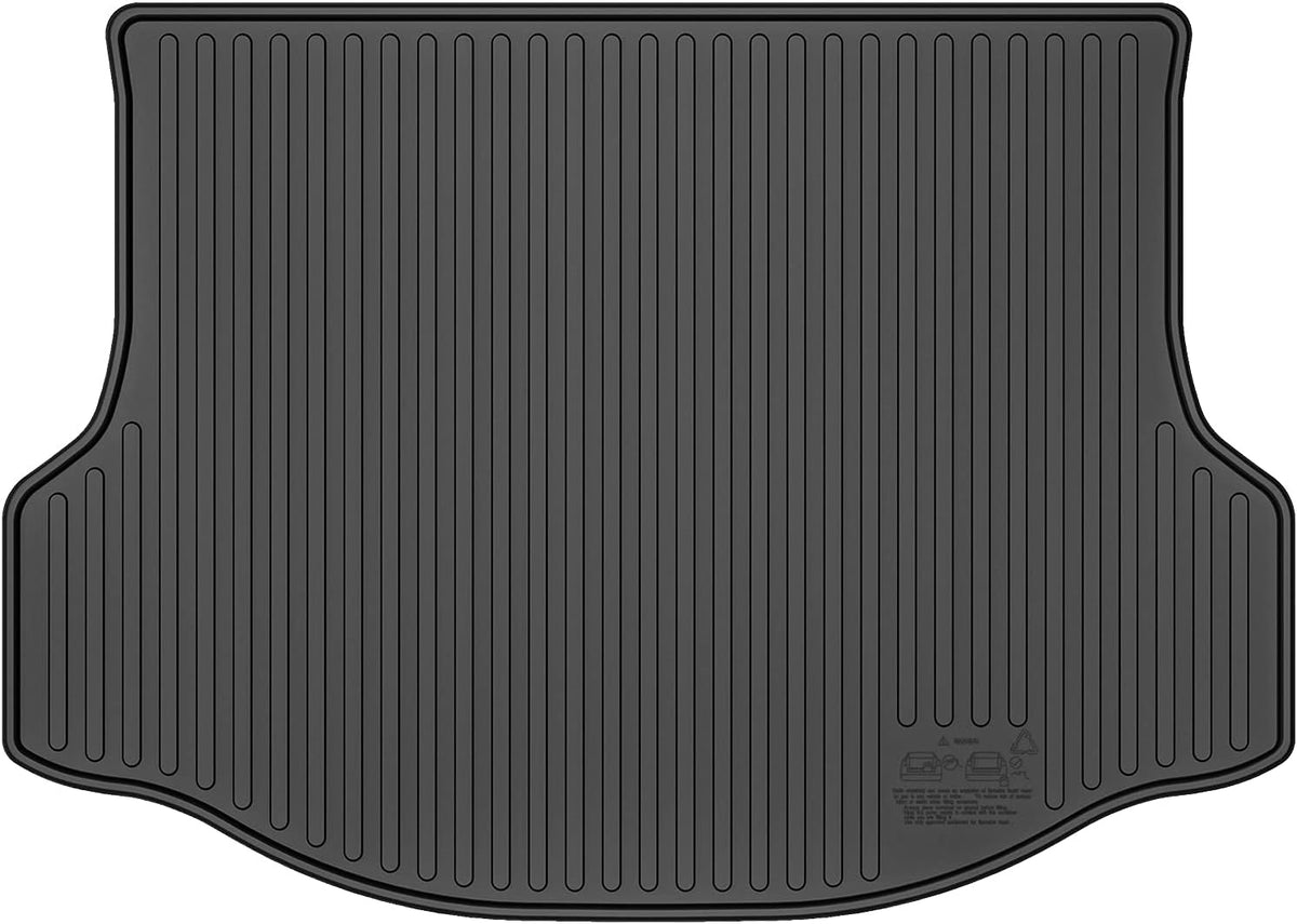 Black Rear Cargo Mat Trunk Liner Pack of 2 L15601
