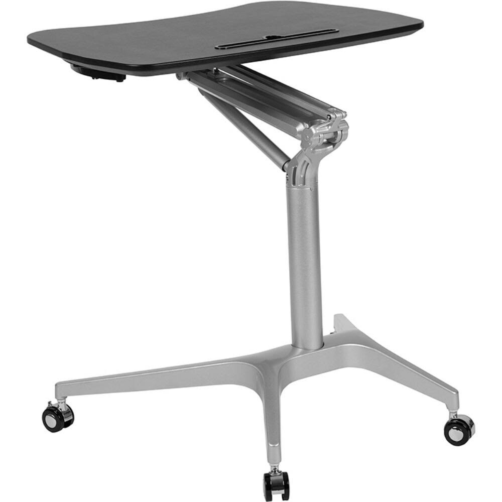 Black Ergonomic Desk with Adjustable Range 29x22-41x22 K425