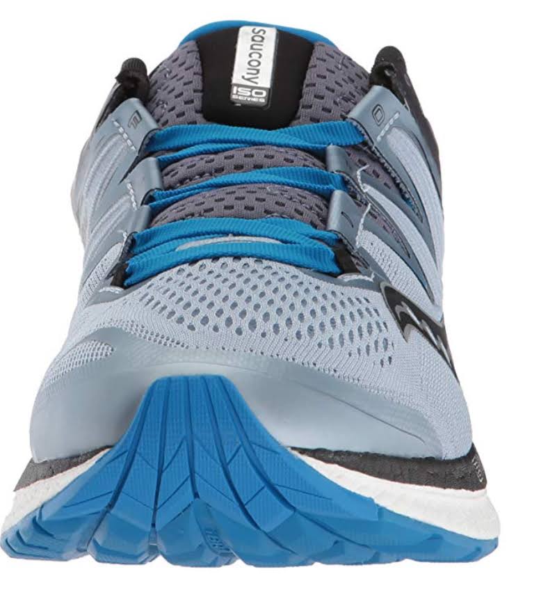 Grey Blue Black Running Shoes Z945