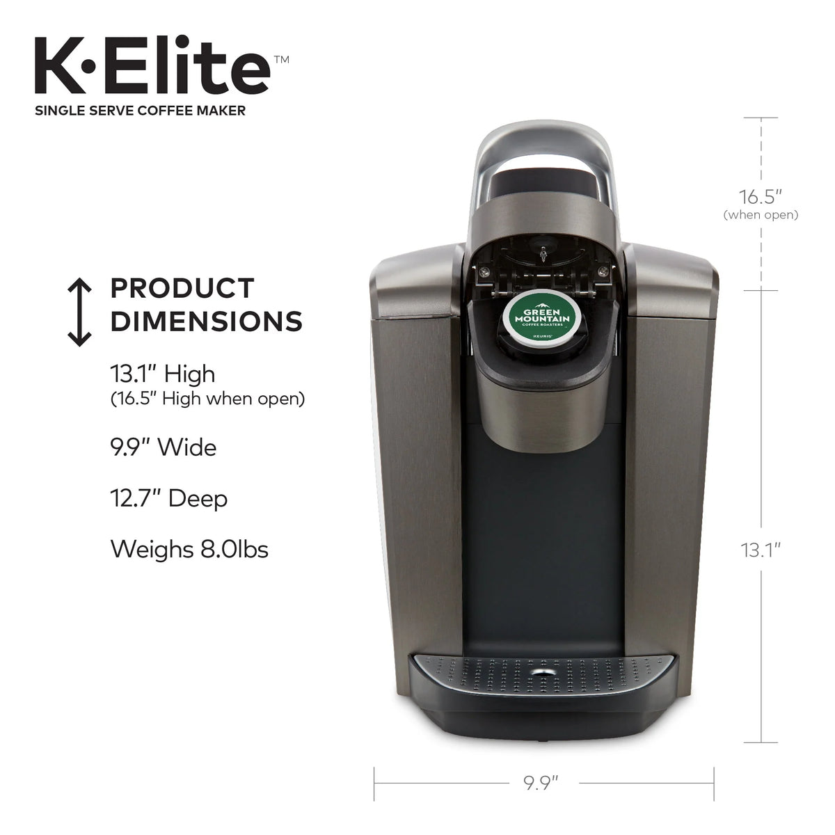 Single-Serve K-Cup Pod Coffee Maker D487235