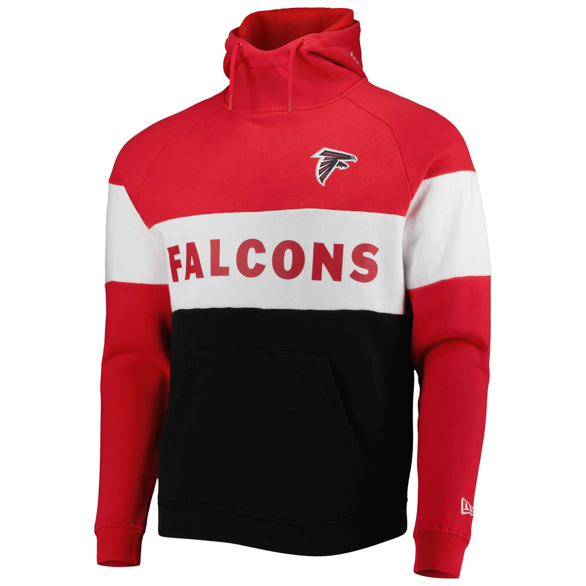 Black/Red Atlanta Falcons Pullover Hoodie Q37445