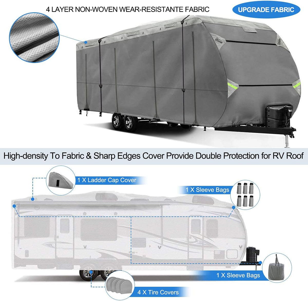 20"-22" Non-Woven Waterproof RV Cover L463704