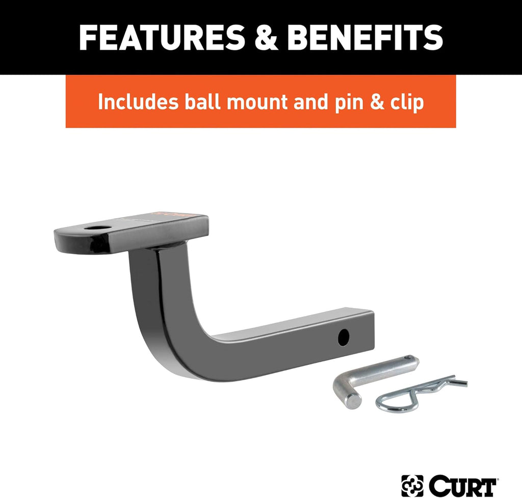 Class 1 Trailer Hitch with Ball Mount, 1-1/4-In Receiver L517