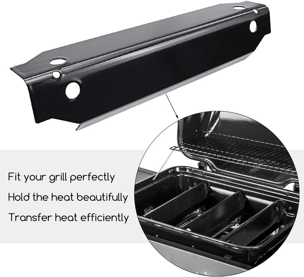 3 Packs Porcelain Steel Heat Shield Flame Tamer for 3-Burner Propane Gas Grill P2203