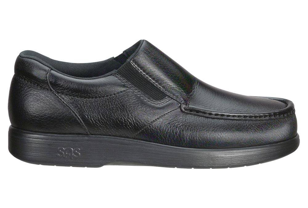 Black Side Gore Wide Shoes P9454