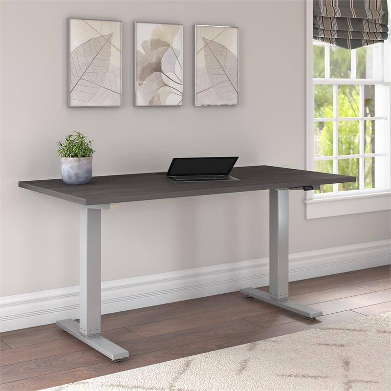 Gray Electric Height Adjustable Standing Desk B619528