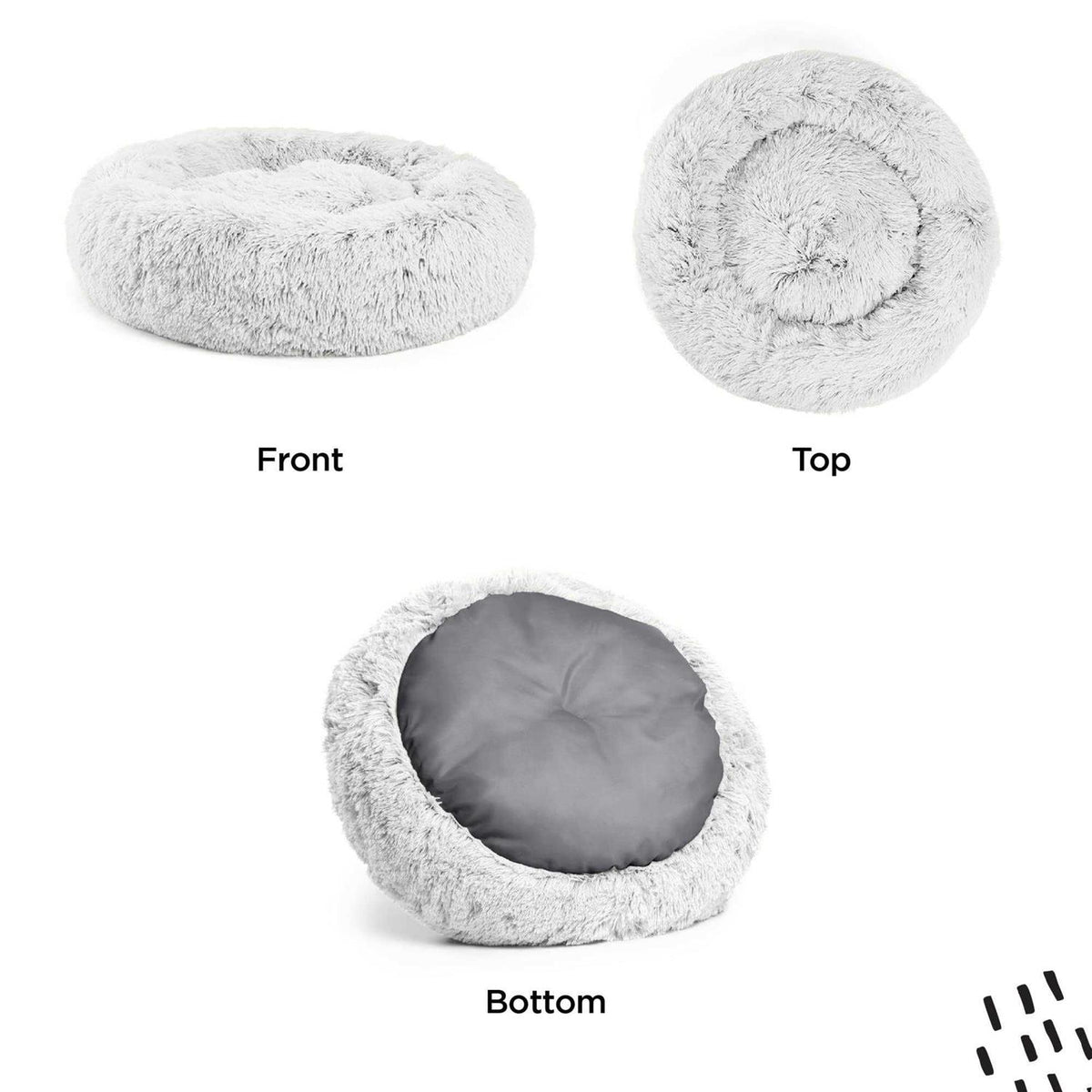 Donut Shag Bed P5188
