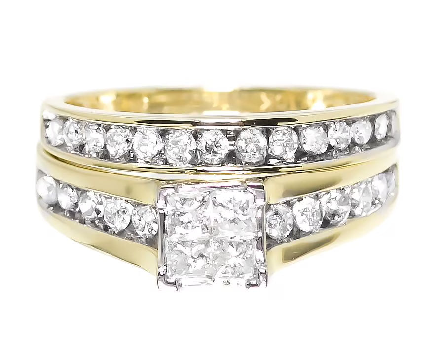 10k Yellow Gold Diamond Engagement Ring P874405