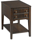 Warm Espresso Chairside Table I563