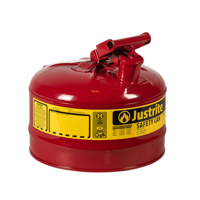 Green Type I Steel Safety Can, 2.5 Gallon M706