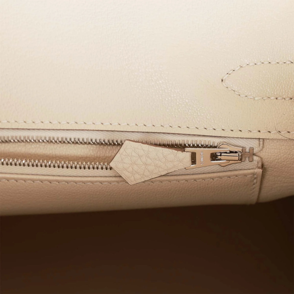 Birkin 30 Craie Togo Palladium Hardware O446