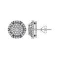 14K White Gold Lab Grown Diamond Stud Earrings F142161