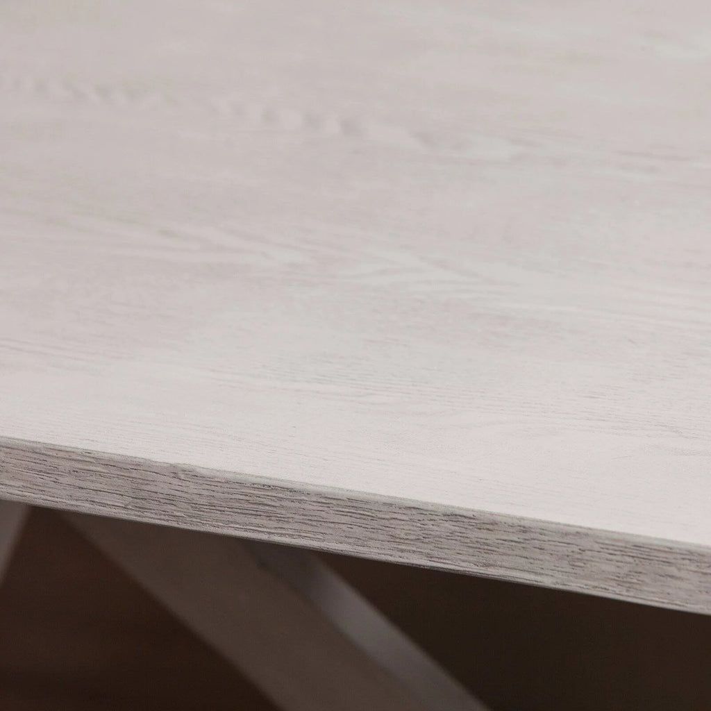 Farmhouse Dining Table in White J299
