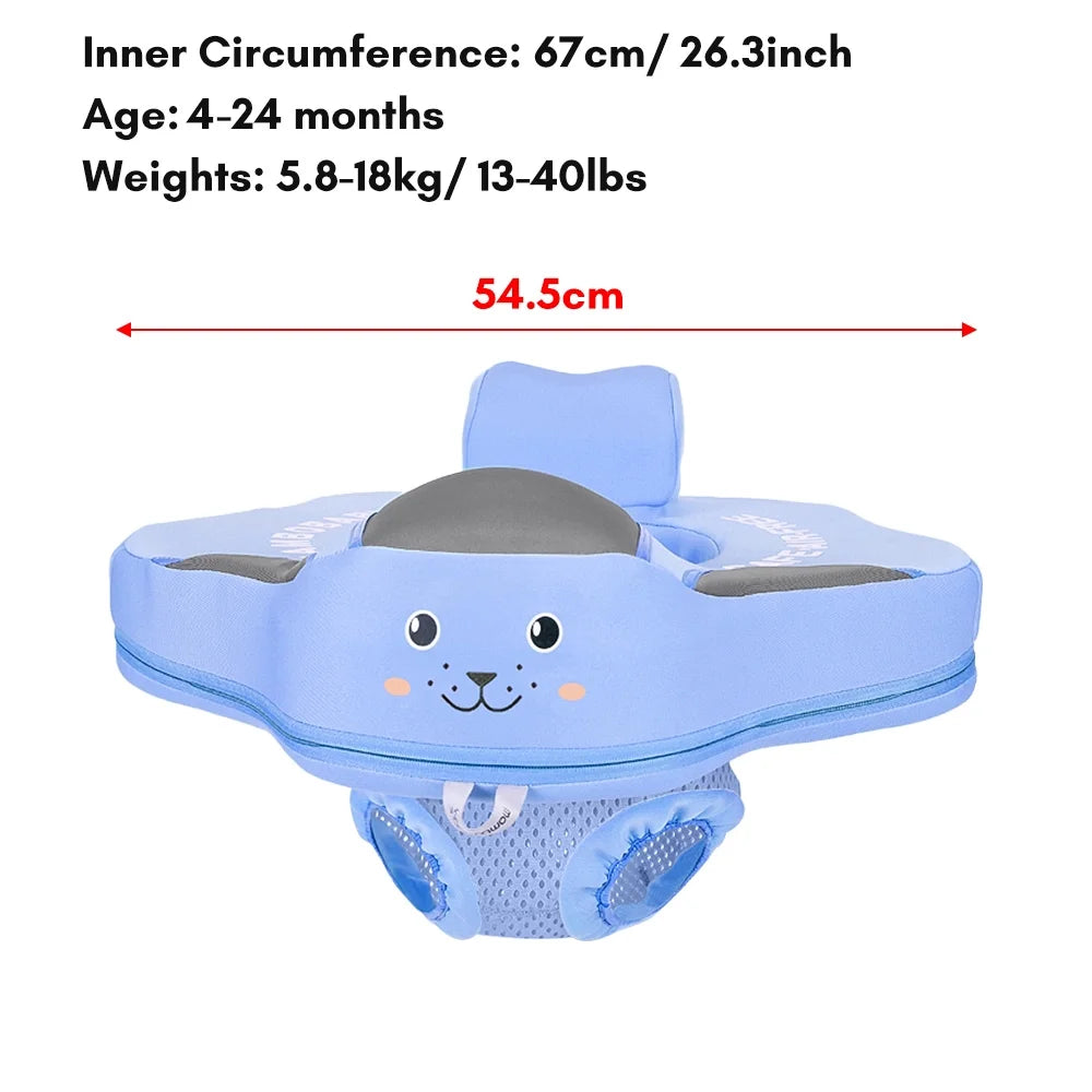 Non-Inflatable Baby Pool Seat Float with Safety Seat A5970