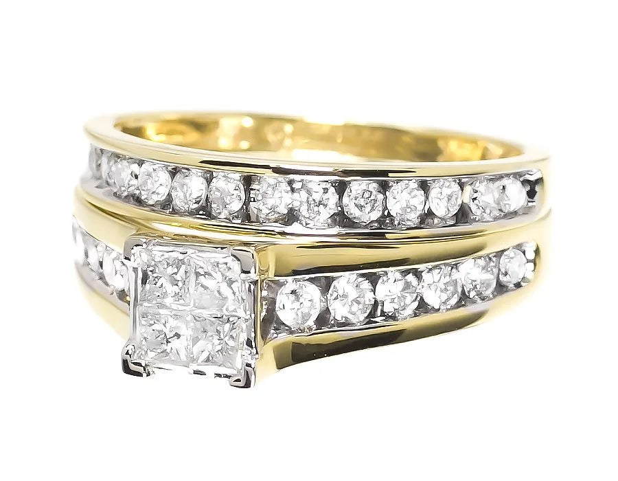 10k Yellow Gold Diamond Engagement Ring P874405