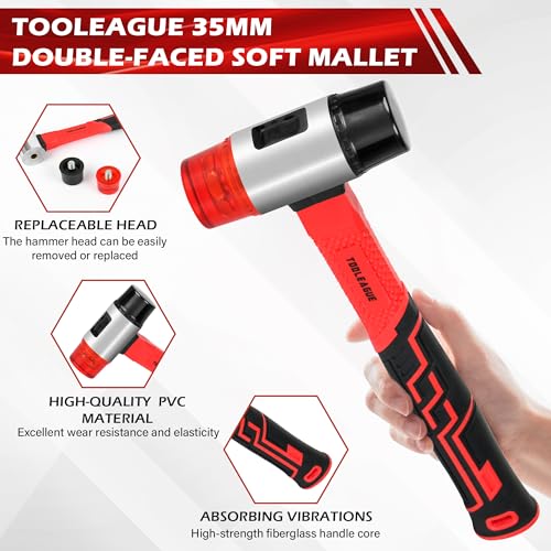 43 Pcs Laminate Wood Flooring Installation Kit with Mallet, Spacers, Pull Bar and Tapping Block R8227
