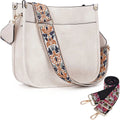 Crossbody Bags Leather Hobo Handbags With 2 Adjustable Leopard Guitar Strap Shoulder Bucket Bags T61374