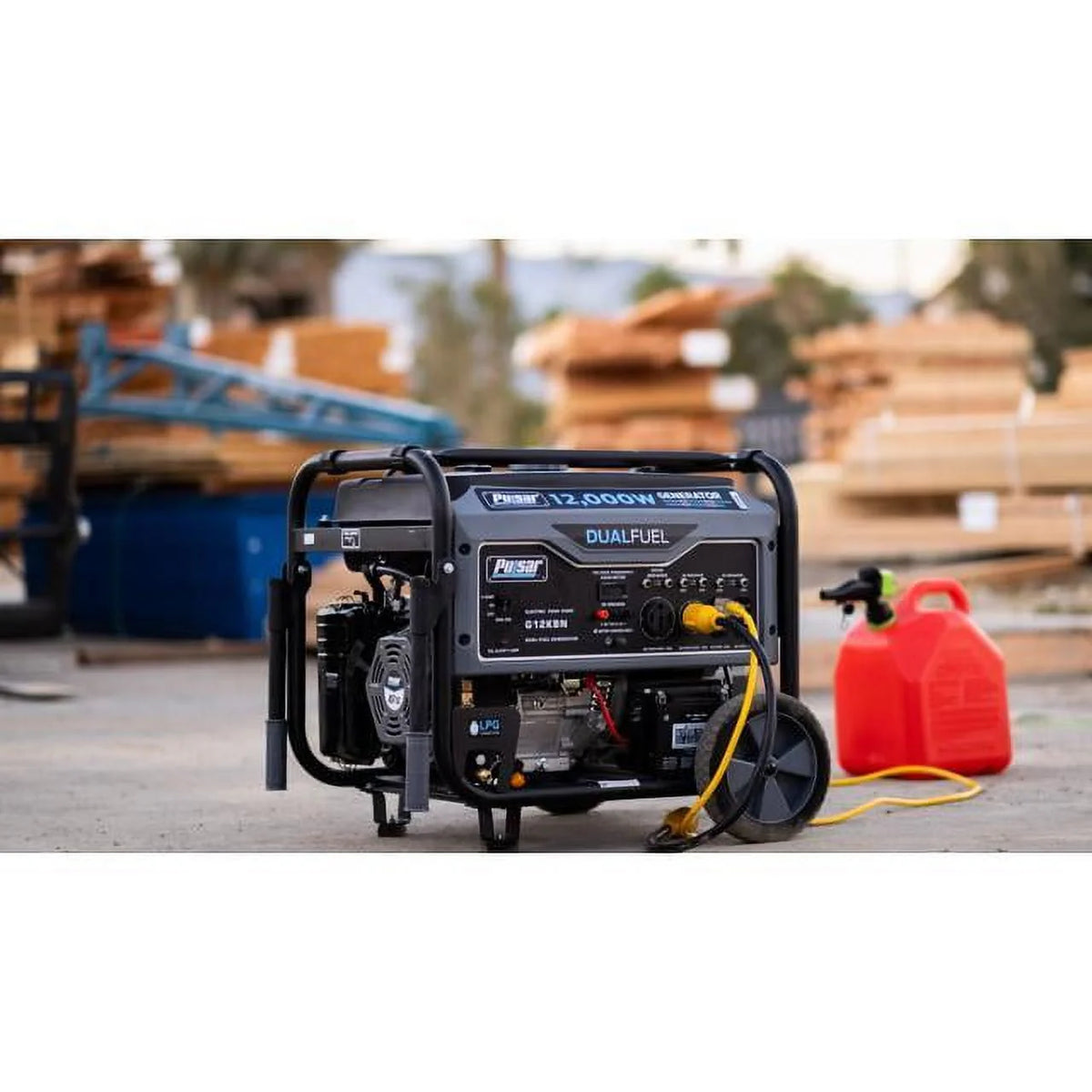 12,000W Dual Fuel Portable Generator with Electric Start W860711