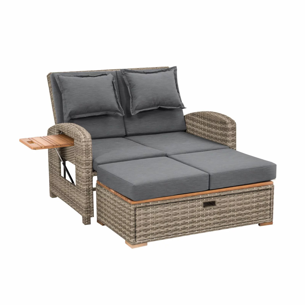 Solid Teak Wood Outdoor Modular Daybed K677