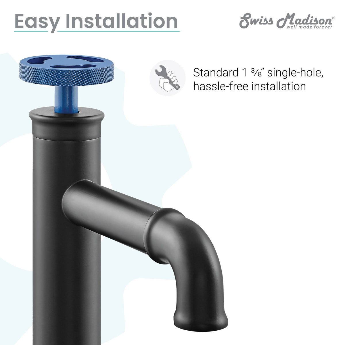 Red Single Hole Bathroom Faucet N8542