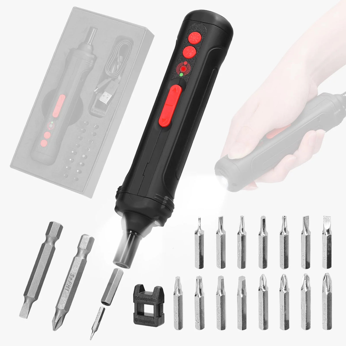 3.0N.m Screwdriver Metal Bits Set Electric Screwdriver U635802