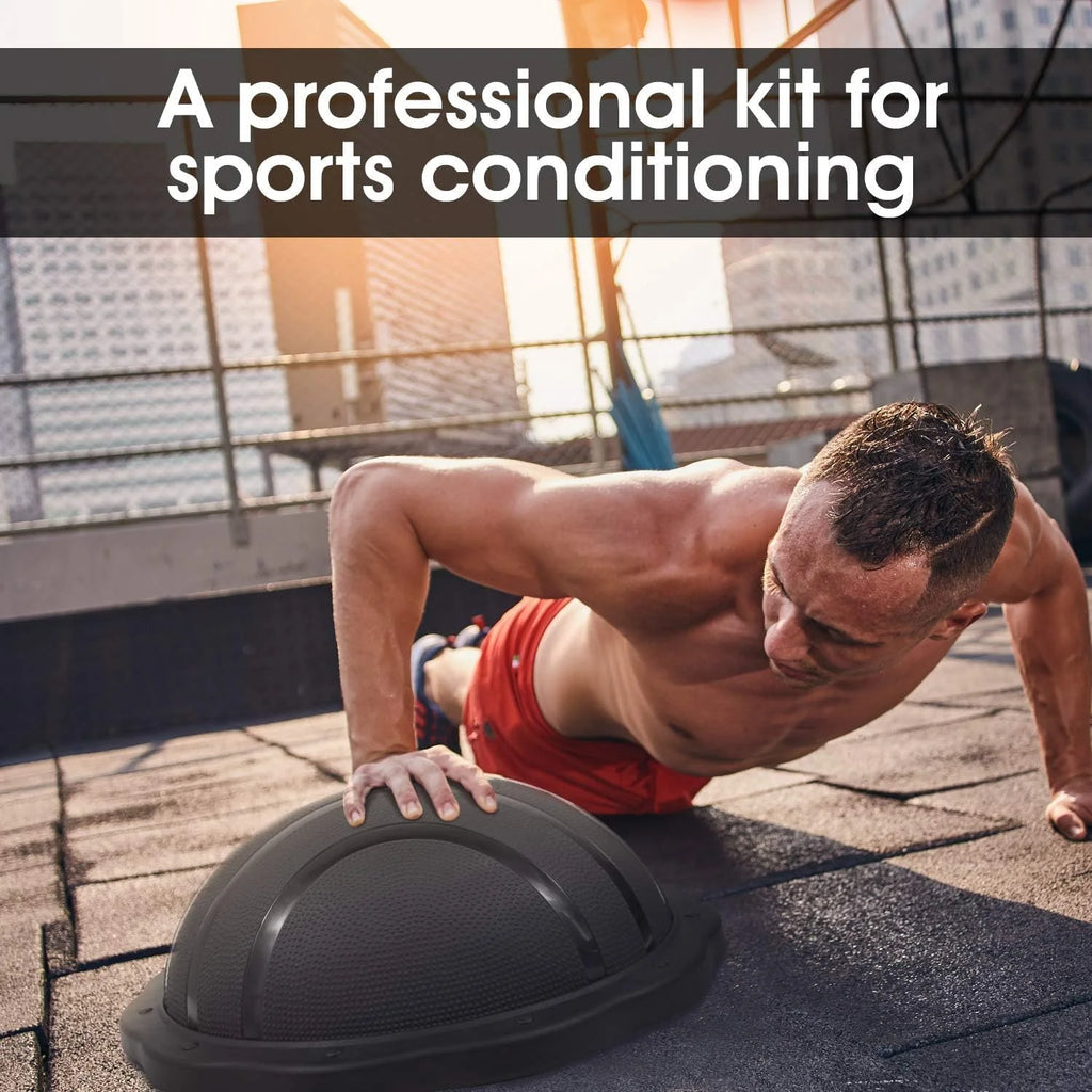 Half Ball Balance Trainer Black Matte H19847