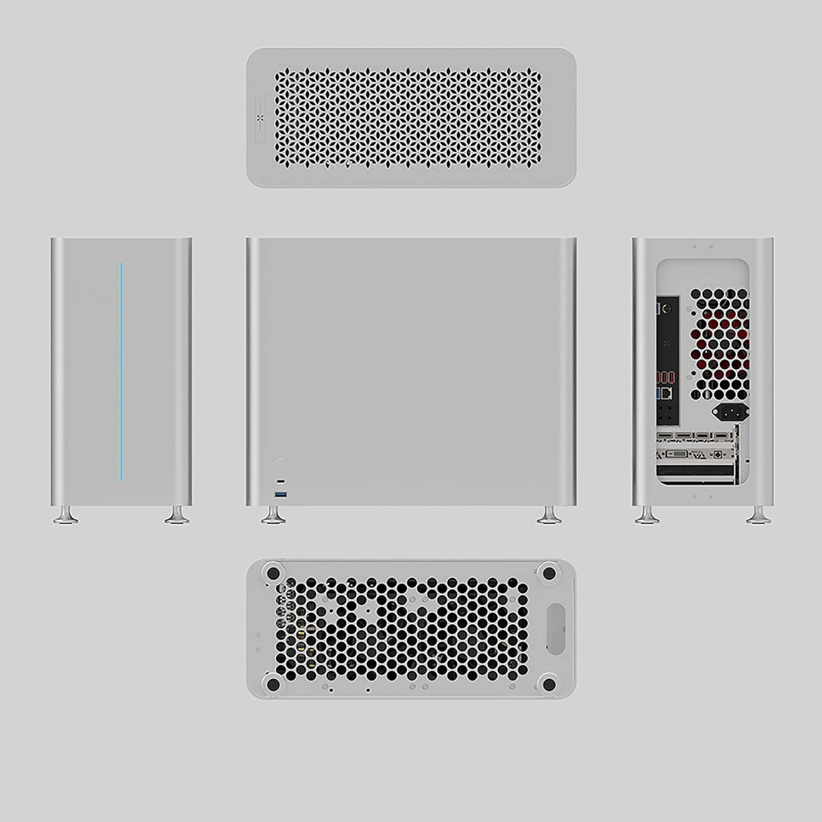 C6 Micro ATX Aluminum Computer Case Z4312