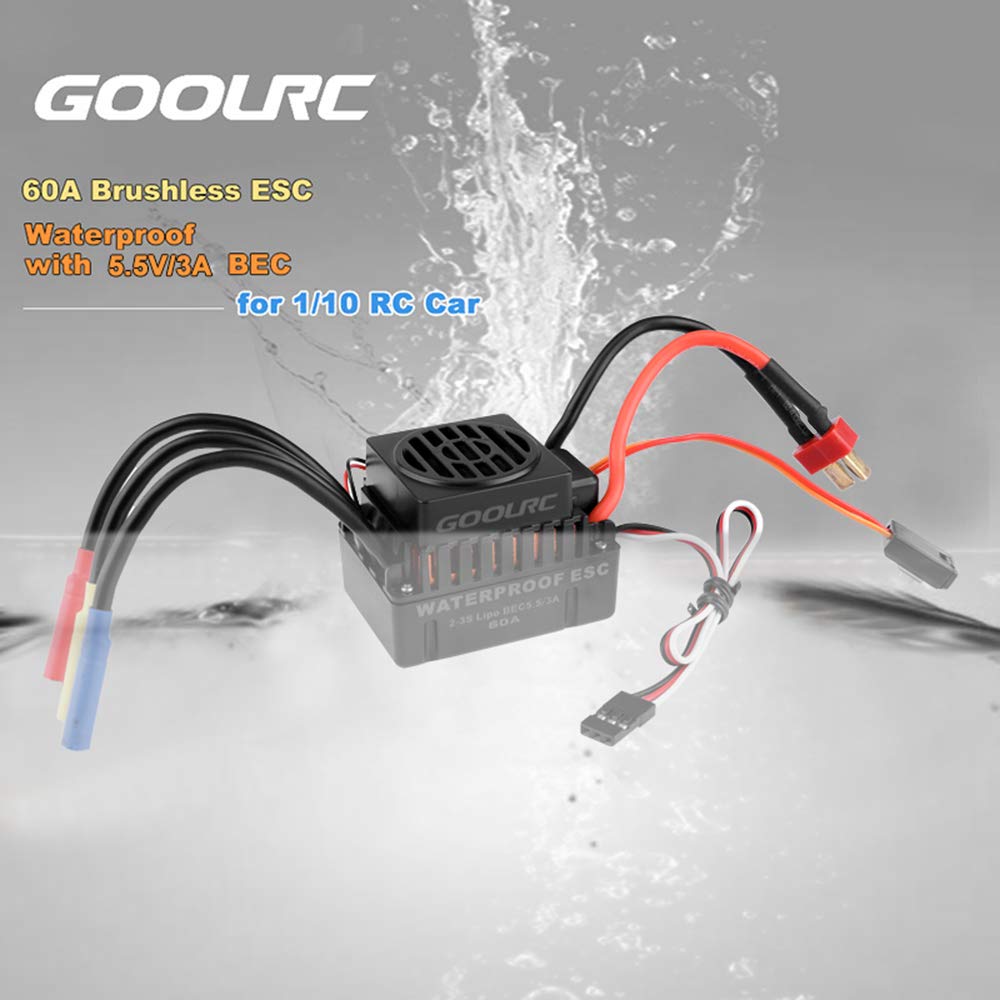 Waterproof 3650 3900KV Brushless Motor with 60A ESC Combo Set Y117