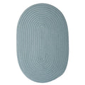 3' x 5' Blue Reversible Oval Area Rug M30773