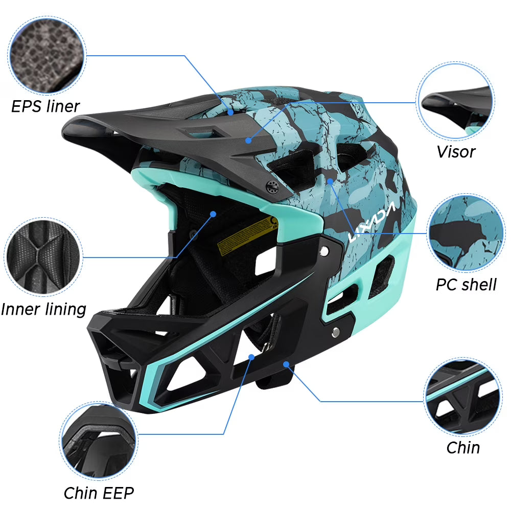 Mtb Helmet with Visor Y3583
