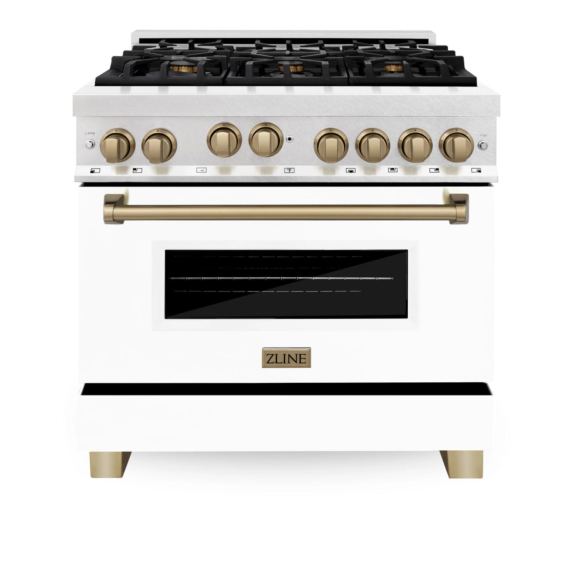 36 in. Gas Range with White Matte Door W91663
