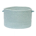 Sea Blue Houndstooth Tweed Rug 2x7 ft. W144092