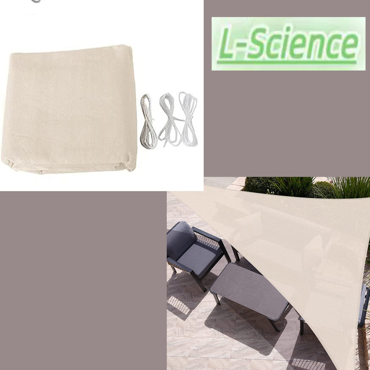 Sun Shade Sail Right Triangle UV Block Patio Canopy R979