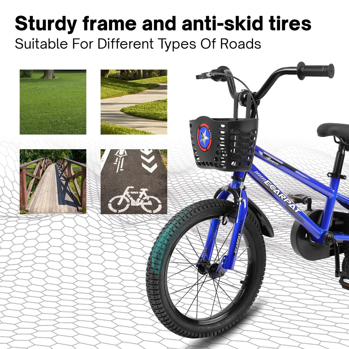 14 inch Kids Bike with Training Wheels L990