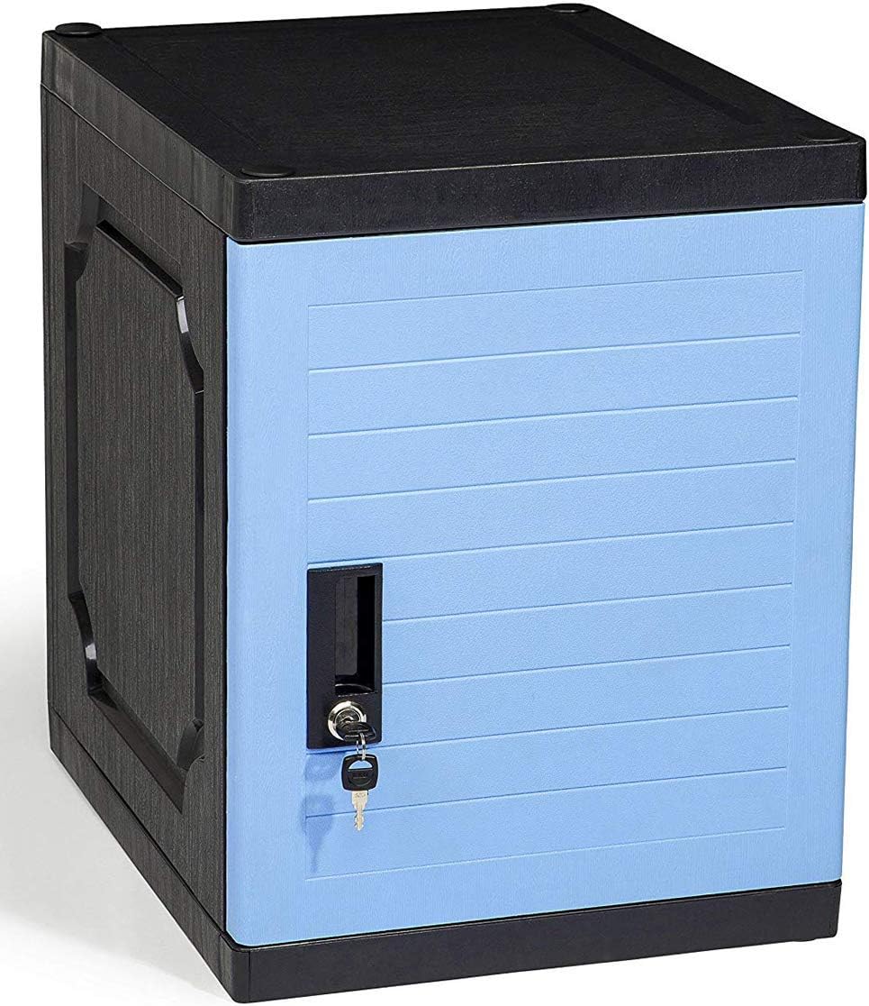 Red Lockable Storage Cabinet with Keys Z1653