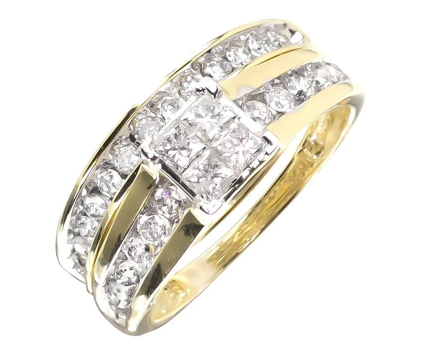 10k Yellow Gold Diamond Engagement Ring P874405