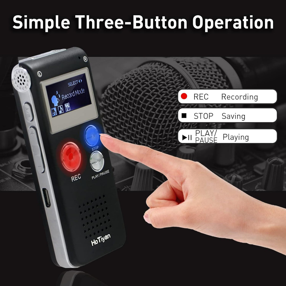 8GB Voice Activated Recorder Pack of 2 Y1969