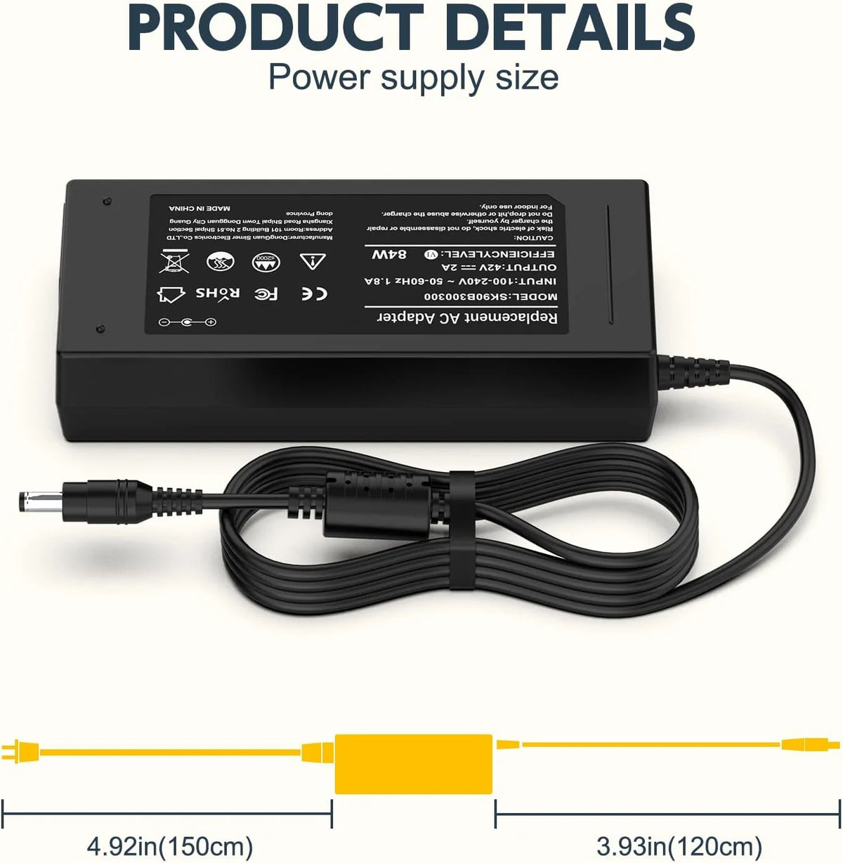 42V 2A Charger M7138